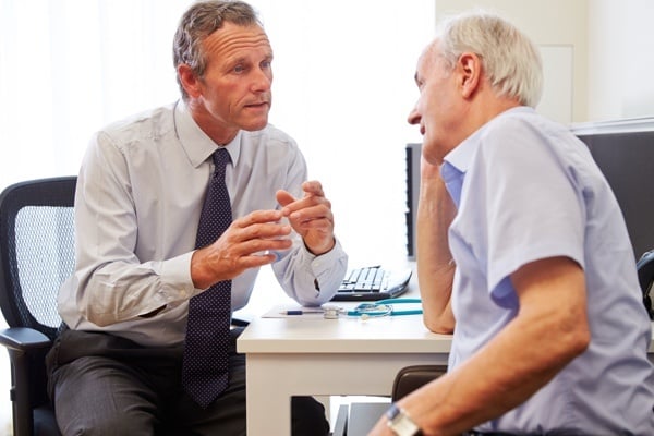 Doctor talking to a patient Doctor talking to a patient
